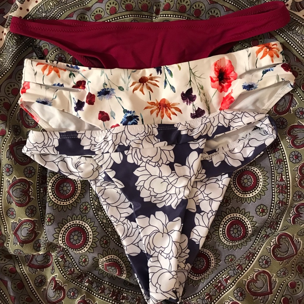 Bundle of 3 Never-Worn Bikini Bottoms